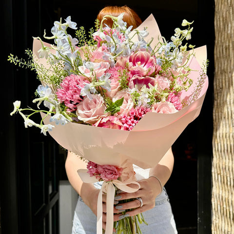 Pink and Blue Magic Bouquet