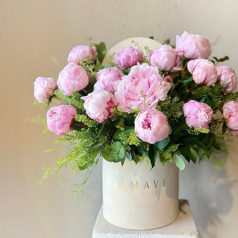 Sarah’s Pink Peonies Toz Pembe Şakayıklar