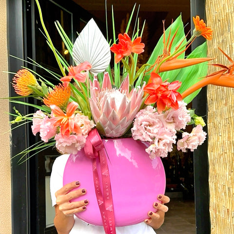 Tropical Muse Pembe Vazoda Aranjman