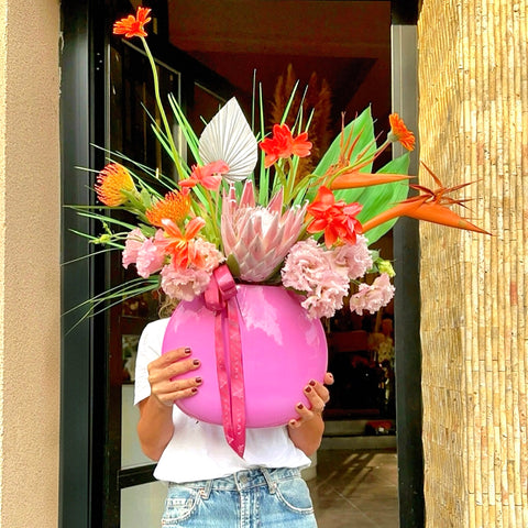 Tropical Muse Pembe Vazoda Aranjman