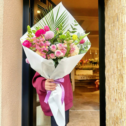 Sparkling Pink Spring Bouquet