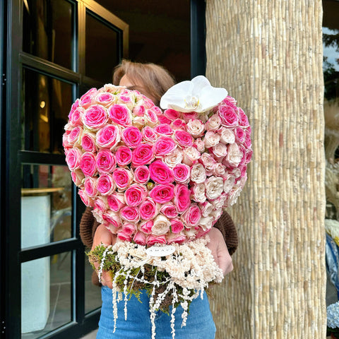 You & Me Moments Heart Rose Arrangement