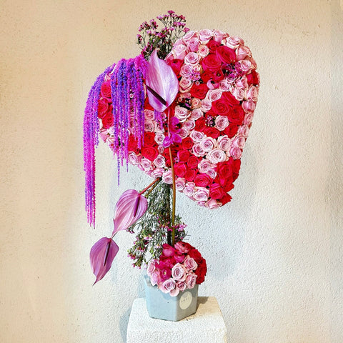 Valentine’s Artistry Vazoda Premium Aranjman