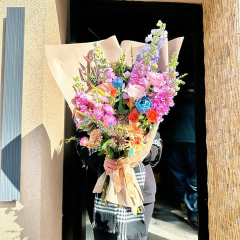 Happiness Colorful Spring Bouquet