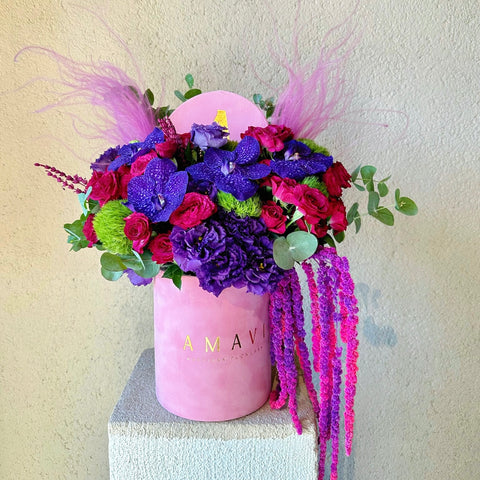 Vanda Mist Pembe Kutuda Aranjman
