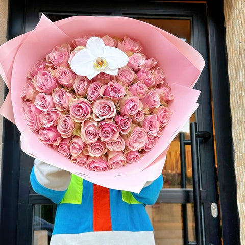 Royal Athena 41'li Pembe Gül Buketi
