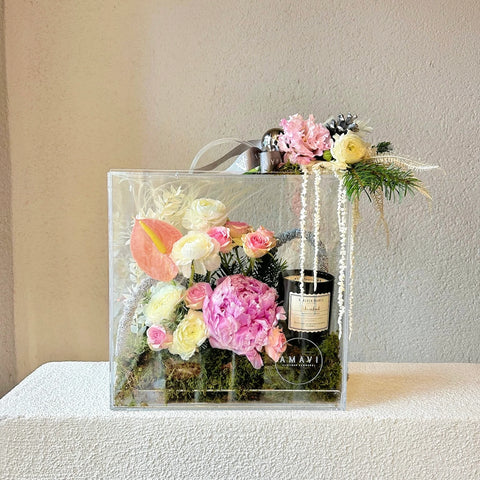 Peony Essence Bloom Bag Mumlu Pileksi Çantada Şakayık