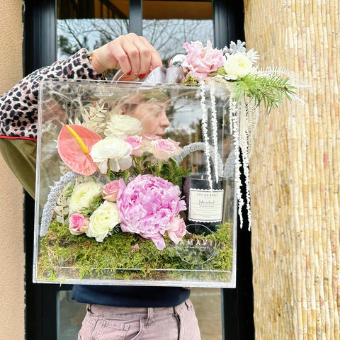 Peony Essence Bloom Bag Mumlu Pileksi Çantada Şakayık