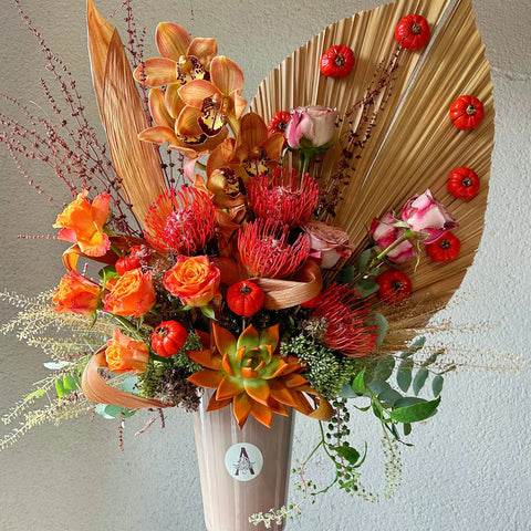 Autumn Arrangement in a Vase