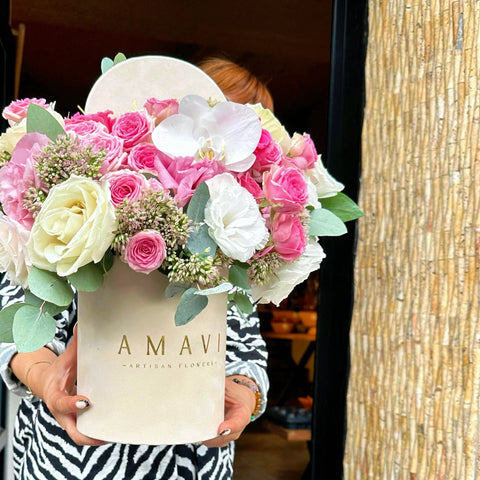 Vanilla Dream Cream Arrangement in Box