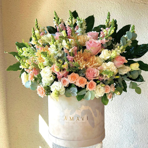 Royal White Maxi Box Arrangement