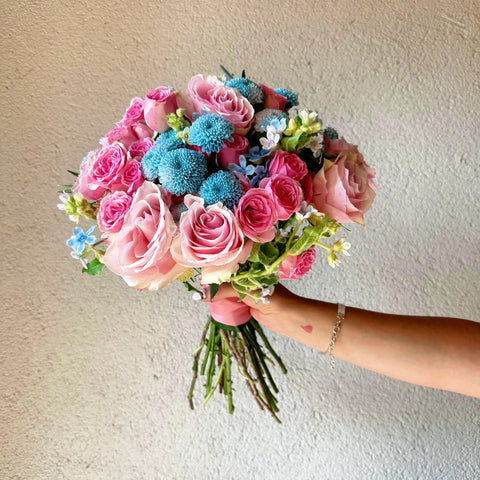 Lily Colored Bridal Bouquet