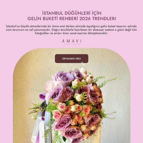 İstanbul Düğünleri İçin Gelin Buketi Rehberi 2026 Trendleri