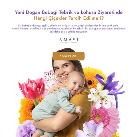 Yeni Doğan Bebeği Tebrik ve Lohusa Ziyaretinde Hangi Çiçekler Tercih Edilmeli?