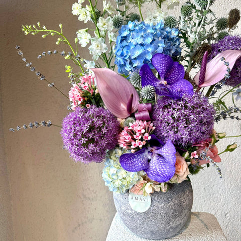 Velvet Whisper Vase Arrangement 