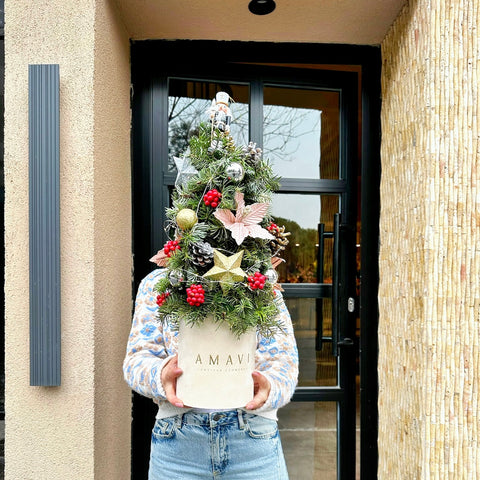 Golden Nutcracker Mini Çam Ağacı