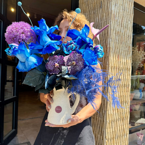 Azure Muse Artisan Vazoda Aranjman
