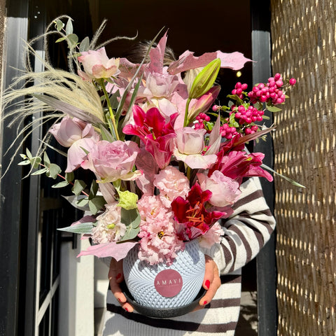 Blush Season Saksıda Aranjman
