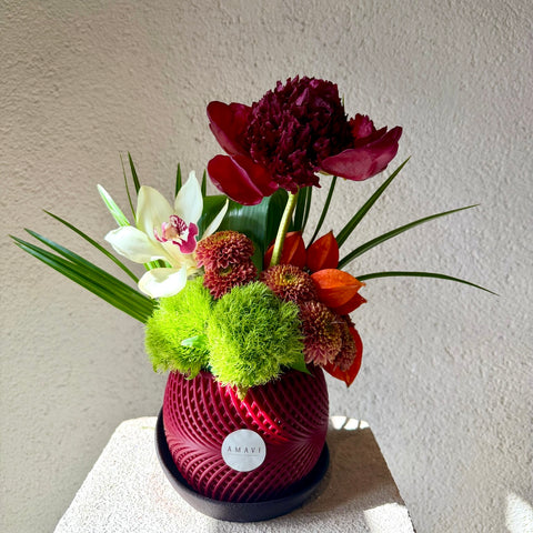 Ruby Garden Saksıda Aranjman