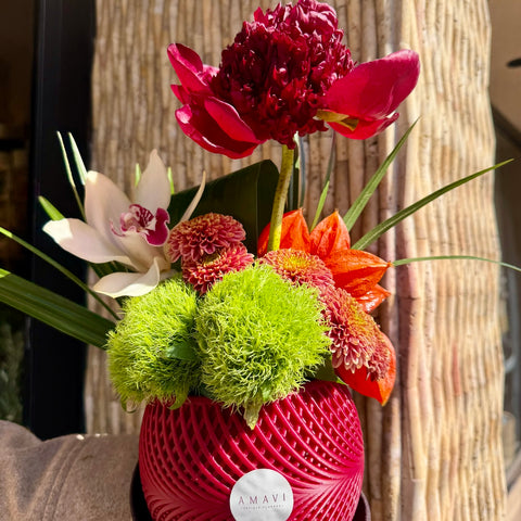 Ruby Garden Saksıda Aranjman