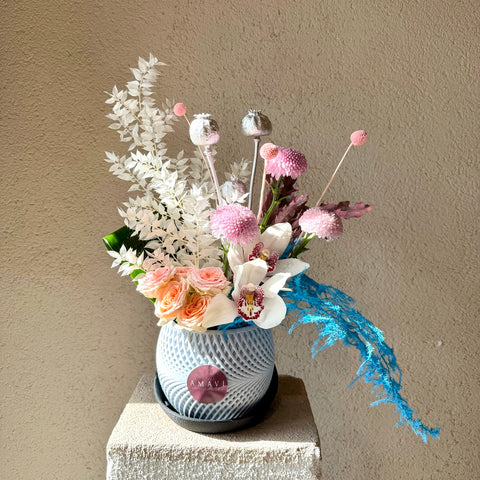 Palm Springs Bloom Mini Saksıda Aranjman