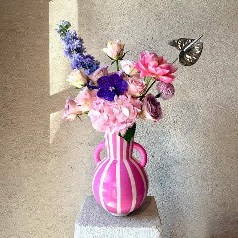 Pink Parfait Vazoda Artisan Aranjman