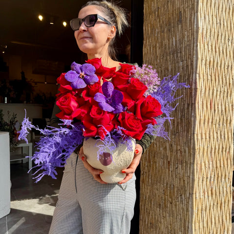 Violet Passion Deluxe Vazoda Aranjman
