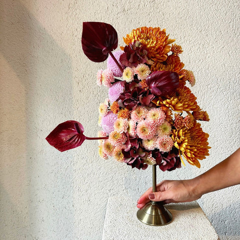 Amber Bloom – Mini Kadeh Vazoda Aranjman