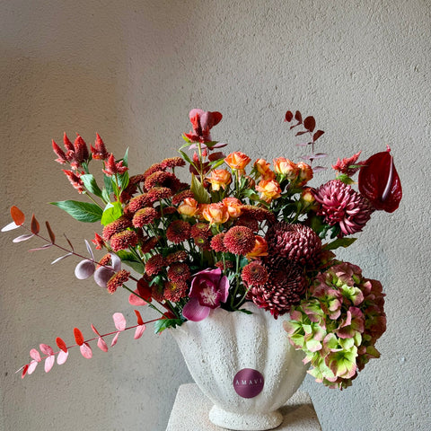 Rust & Roses Vazoda Aranjman