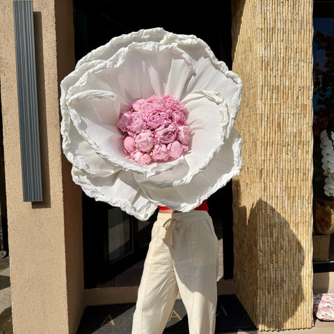 Marshmallow Peony Şakayık Buketi