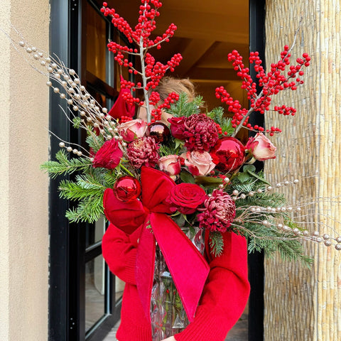 Red Velvet Winter Kristal Vazoda Aranjman