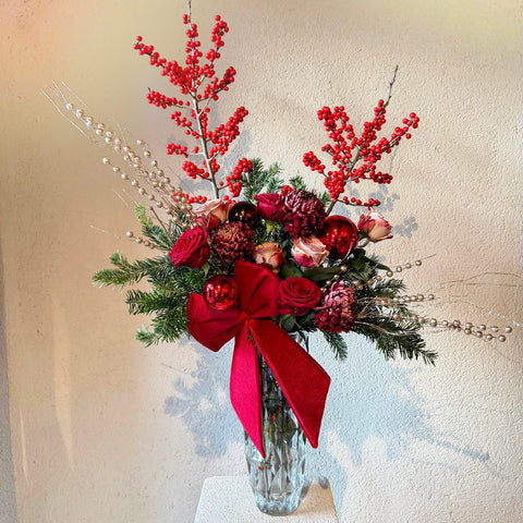 Red Velvet Winter Kristal Vazoda Aranjman