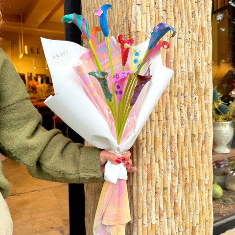 Amavi’s Calla Pop Art Özel Tasarım Buket