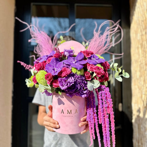 Vanda Mist Pembe Kutuda Aranjman