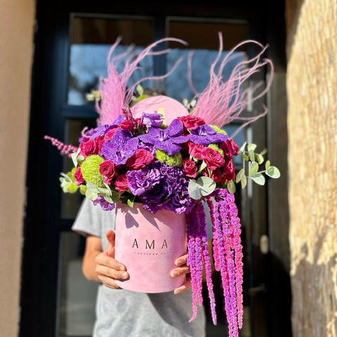 Vanda Mist Pembe Kutuda Aranjman
