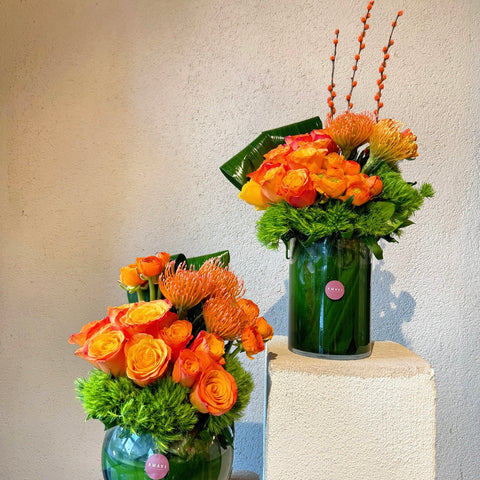 Citrus Statement  İkili Vazoda Davet Aranjmanı