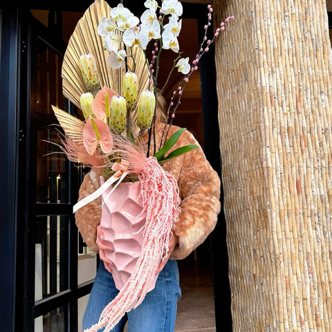 Blush Éclat Özel Vazoda Orkide Aranjmanı