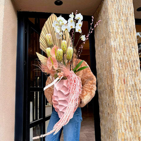 Blush Éclat Özel Vazoda Orkide Aranjmanı