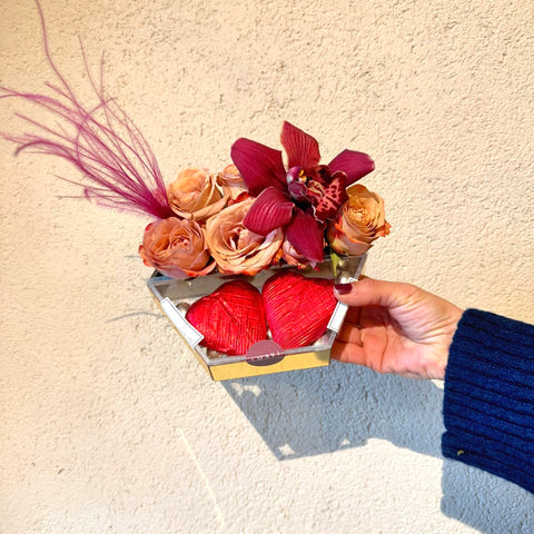 Velours Éclat Mini Pleksi Aranjman