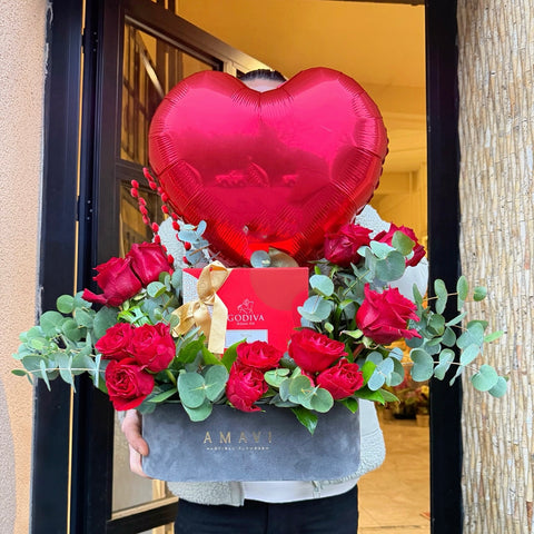 Amavi's Amore Mio Çikolatalı Aranjman