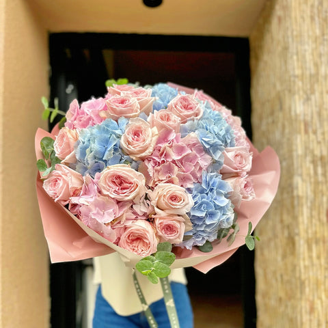 LOVELY MAMA! Premium Ortanca Buketi