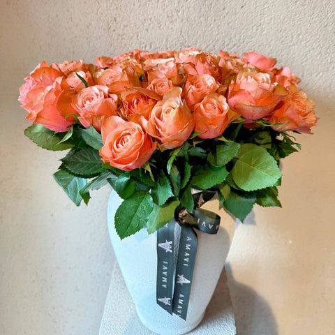 Coral Kiss Deluxe Vazoda Güller