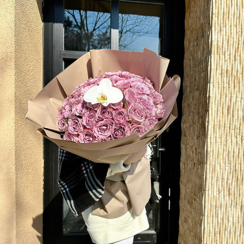 Lilac Delight 41'li Lila Gül Buketi