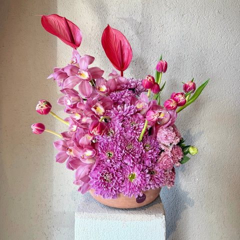 Blush Aura Vazoda Artisan Aranjman