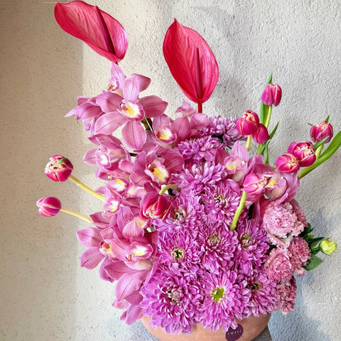 Blush Aura Vazoda Artisan Aranjman