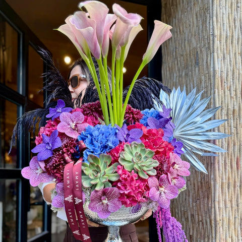 Midnight Flamingo Luxe Aranjman