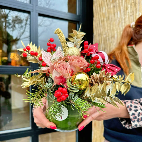 Mini Candy Blooms Arrangement in Vase