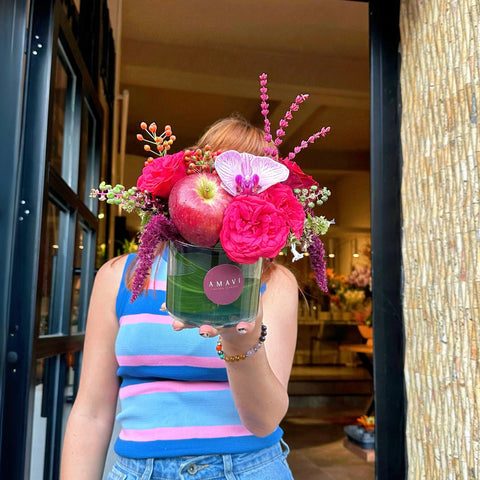 Mini Juicy Apple Vase Arrangement