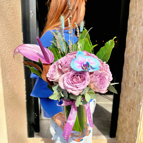 Lilac Romance Midi Vase Arrangement 