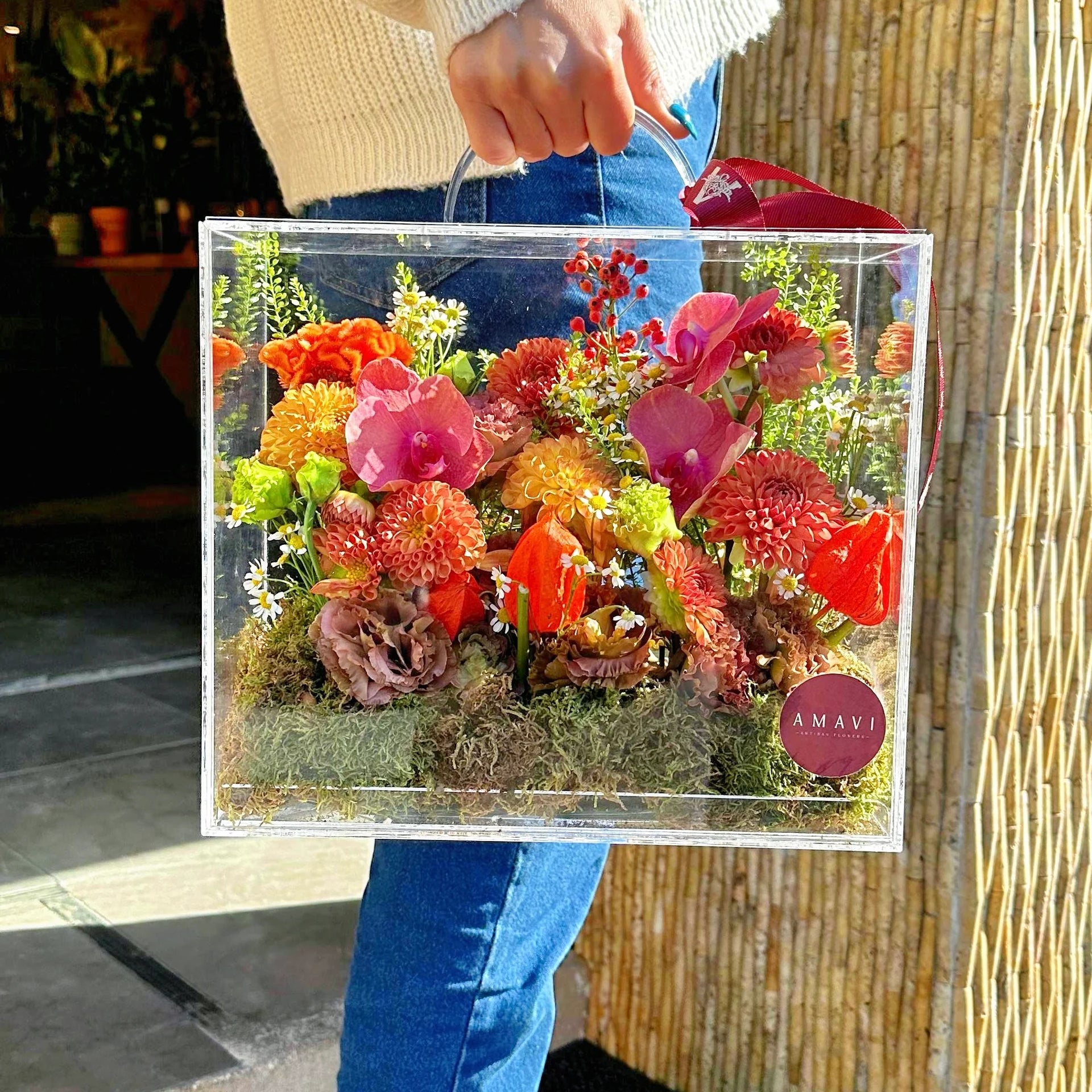 Flowerさま Cozy Nature Bloom Bag Pleksi Çanta – Amavi Flowers